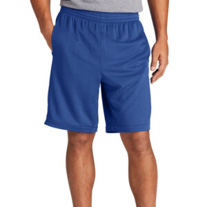 Sport-Tek Mesh Athletic Shorts with Pockets
