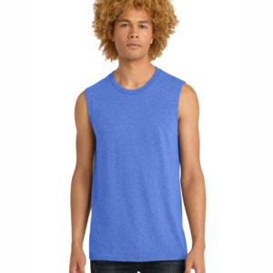 Men's Sleeveless Cotton Muscle Tanks by District