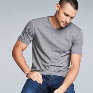Men's Triblend V-Neck Tees by District
