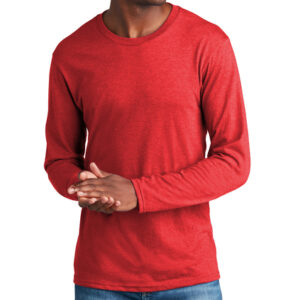 Long Sleeve Blended Heather Shirts by Port and Company