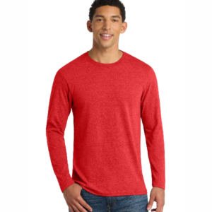 Long Sleeve Blended Heather Shirts by Port and Company