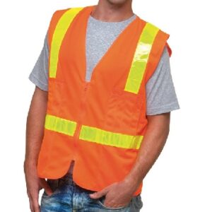 USA-Made ANSI Solid Surveyor Vests Class 2