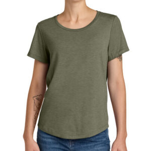 Women's Scoop Neck Organic Triblend T-Shirts by Allmade