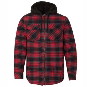 Quilted Flannel Hooded Jackets