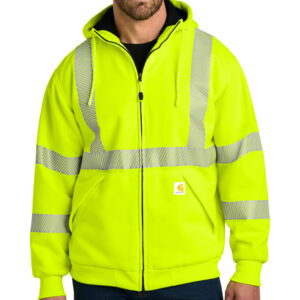 Carhartt ANSI 107 Class 3 Safety Full Zip Sweatshirts