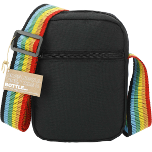 Pride Rainbow Recycled Crossbody Totes (100pc minimum)