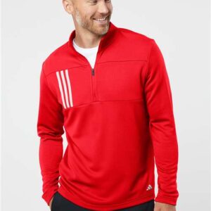 Adidas 3 Stripe Quarter-Zips