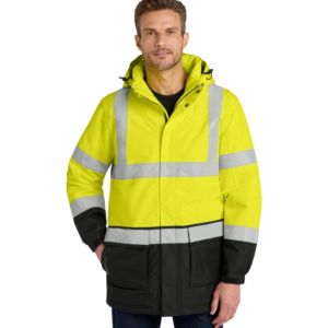 ANSI 107 Class 3 Heavy Winter Safety Parkas
