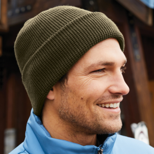 Thermal Waffle Knit Cuff Beanies