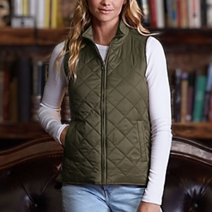 Women's Vintage Diamond Quilted Vests