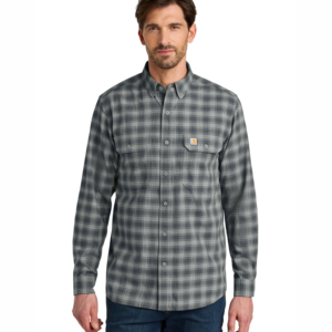 Carhartt Rugged Plaid Long Sleeve Button-Ups
