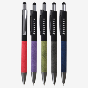 EcoMetal Denim Engraved Pens (Minimum 100)