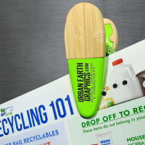 Bamboo Recycled Magnetic Chip Clips (Minimum 250)