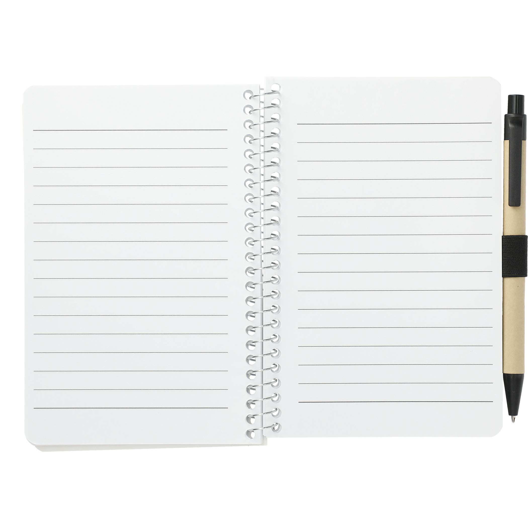 Spiral Bound FSC Pocket Notepads with Pens (Minimum 300) – Urban Earth ...