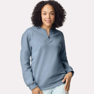 Gildan Collarless Unisex Quarter-Zip Sweatshirts