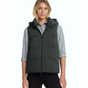 Hooded Women's Puffy Vests by Mercer+Mettle